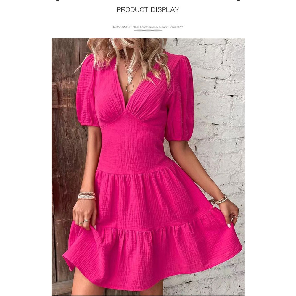 Linen Roller Blind - Party Dresses Woman Summer New Fashion