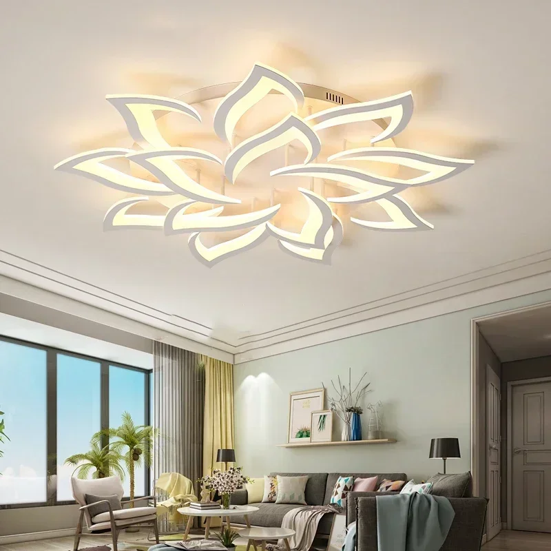 Interior Design Kitchen Modern - Designer LED Petal Chandelier Living Room