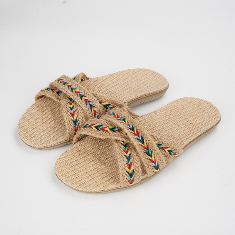 Linen Roller Blind - SHAJI Summer Women's Linen Slippers Home;