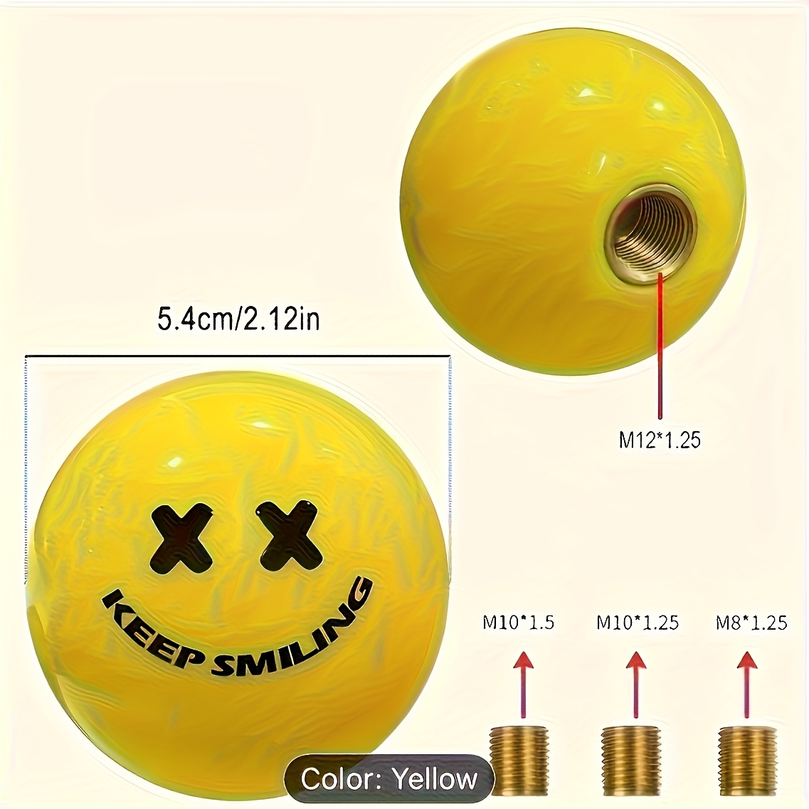 Keep Smiling Yellow & Black Ge - Interior Design Style Quiz ulasan dan harga