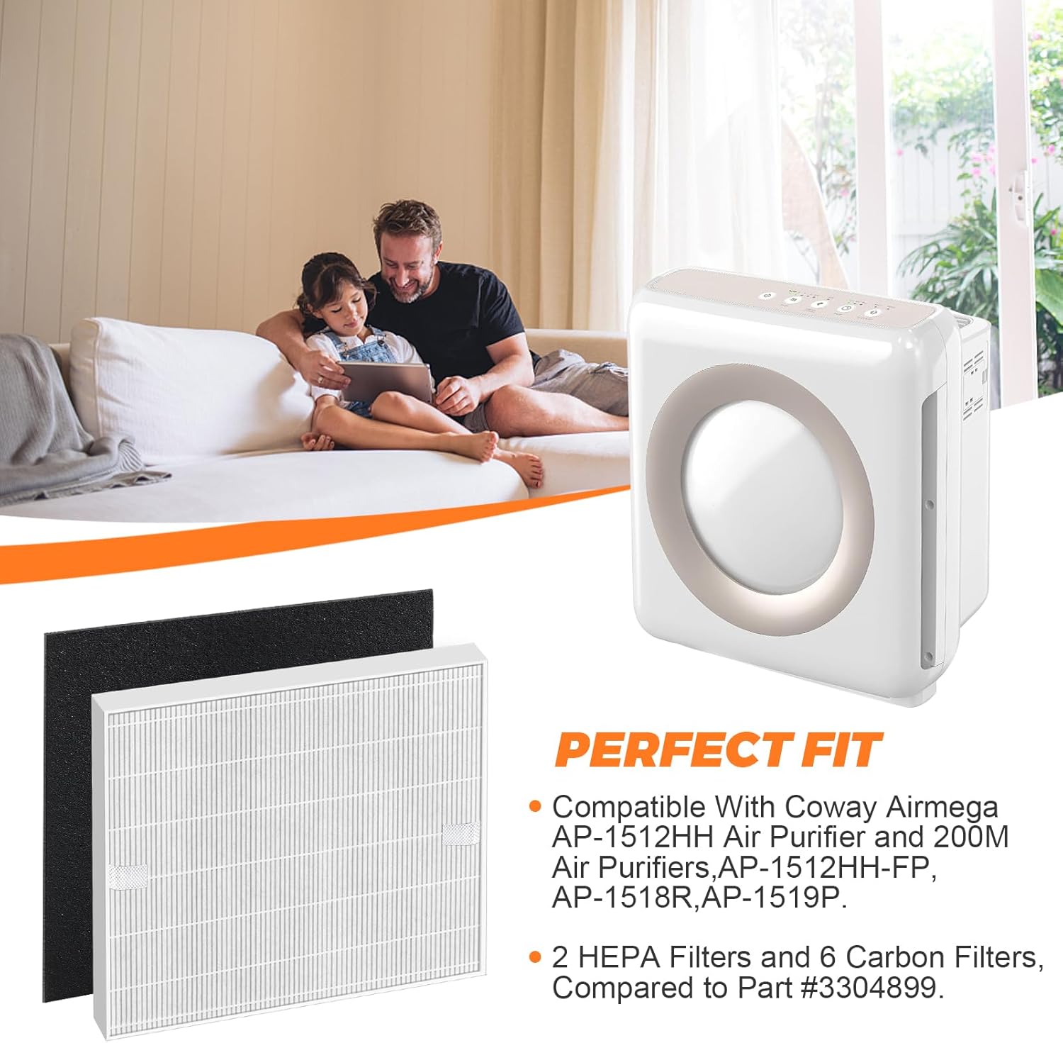 2 Pack AP-1512HH Replacement F - Coway Air Purifier Ap-1512Hh ulasan dan harga
