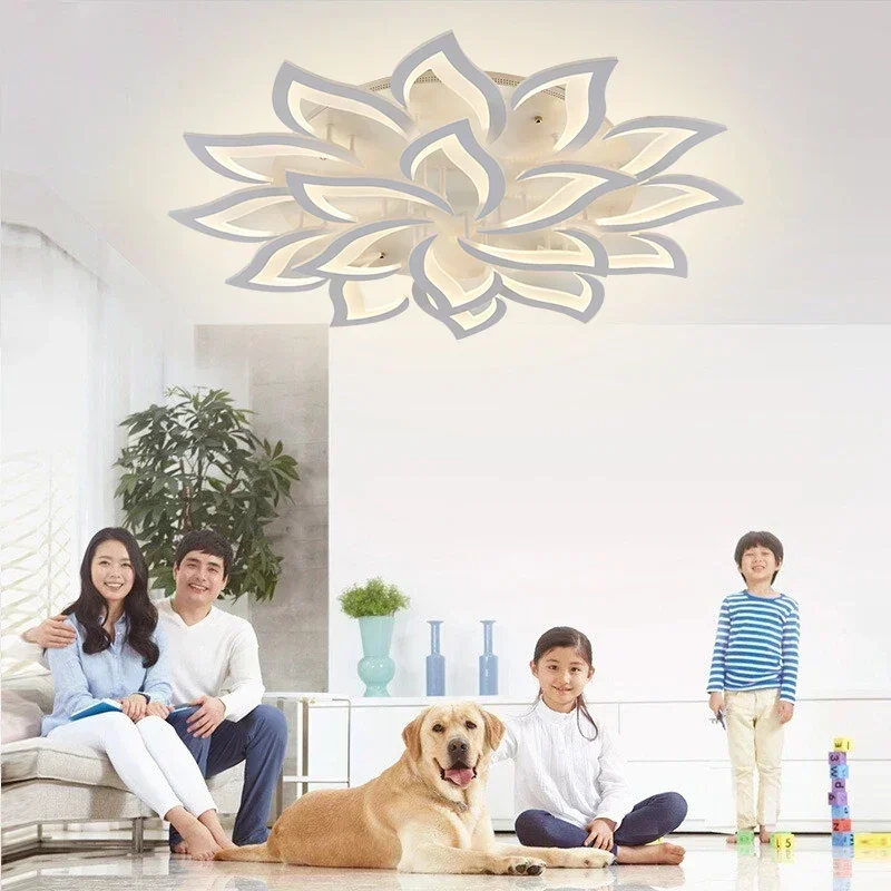 Designer LED Petal Chandelier  - Interior Design Kitchen Modern ulasan dan harga