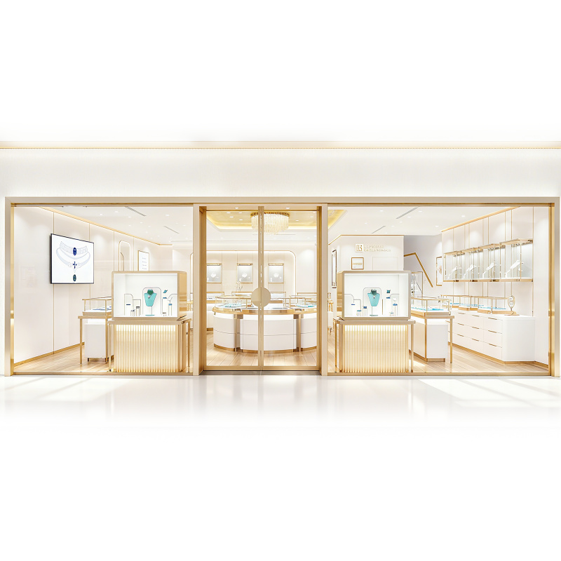 custom.Modern Dubai Jewelry Sh - Interior Design Lighting Layout ulasan dan harga