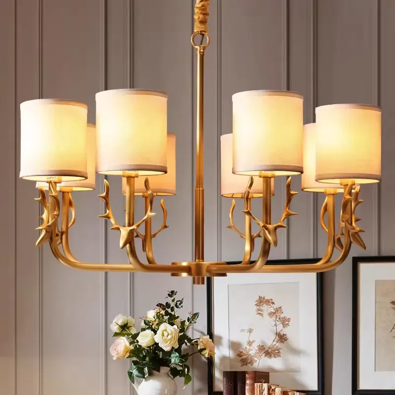 Copper Chandelier for Living R - Interior Design Kitchen Modern ulasan dan harga