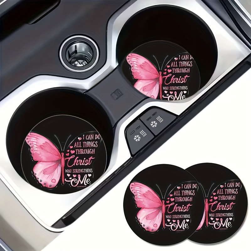 Cup Holder Coasters - Butterfl - Interior Design Quotes ulasan dan harga