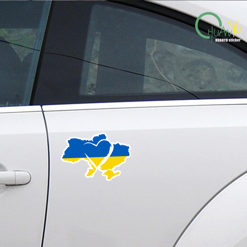 Sign Car Sticker Ukraine Sunfl - Interior Design Quotes ulasan dan harga
