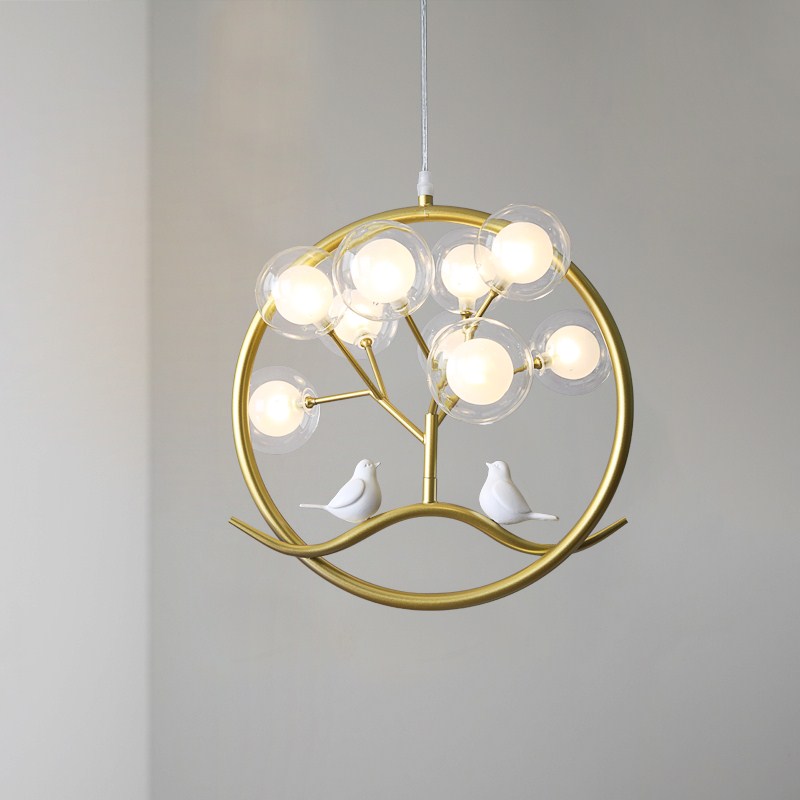 Nordic ball chandelier gold De - Interior Design Kitchen Modern ulasan dan harga