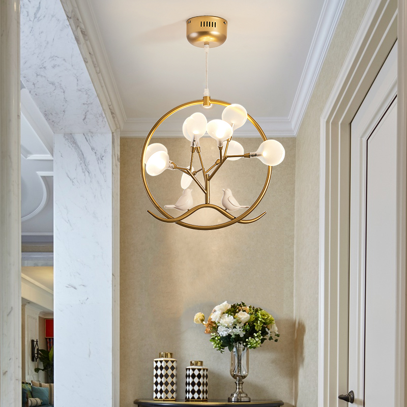 Nordic ball chandelier gold De - Interior Design Kitchen Modern ulasan dan harga
