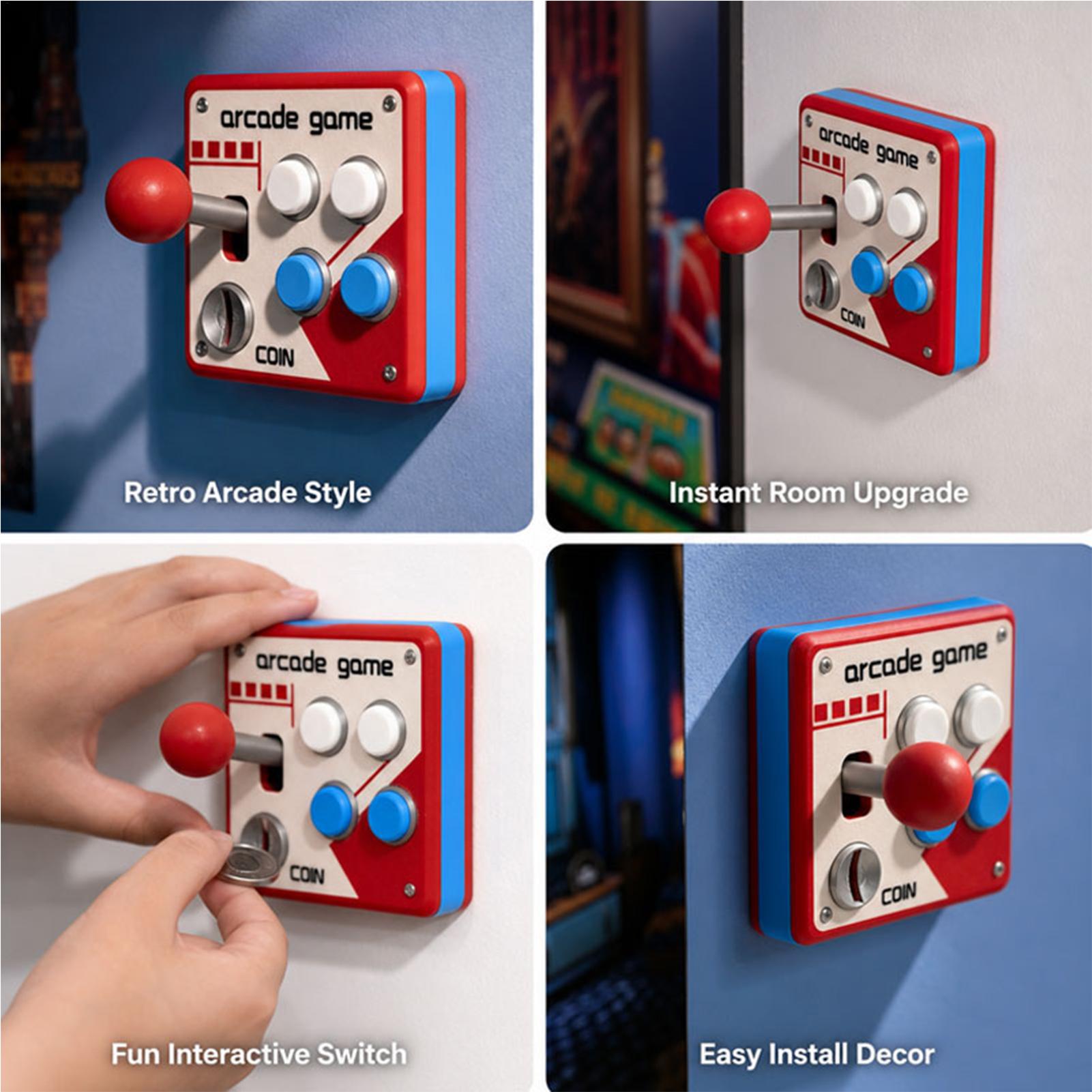 Creative Retro Arcade Game Lig - Interior Design Game ulasan dan harga