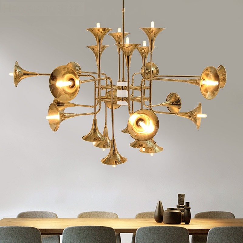 Nordic Trumpet Pendant Lamp fo - Interior Design Kitchen Modern ulasan dan harga