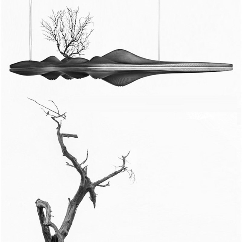 Wabi Sabi Wood Sculptural Moun - Interior Design Kitchen Modern ulasan dan harga