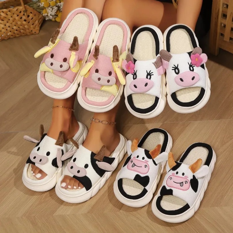 House Slipper Men Women Summer - Linen Roller Blind ulasan dan harga