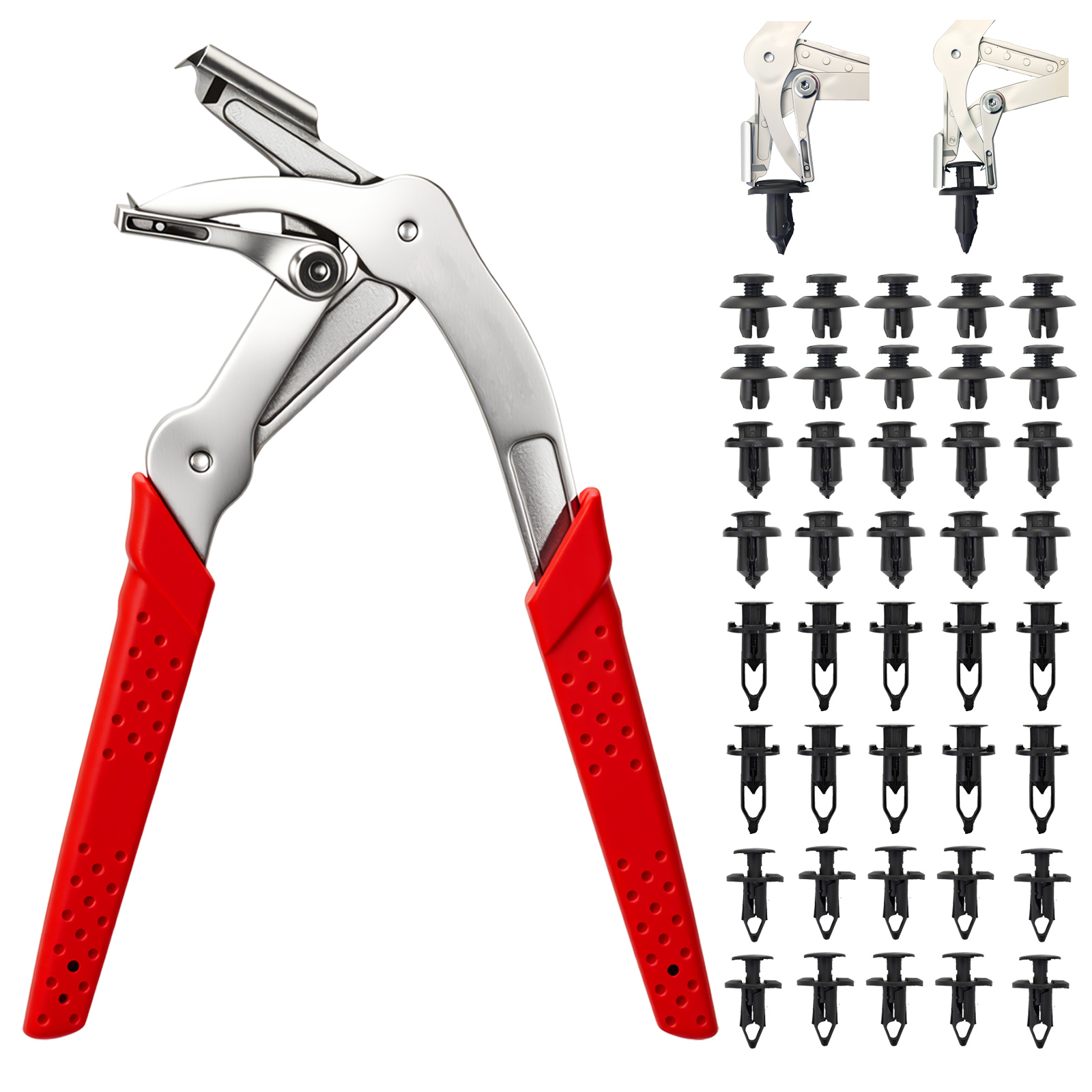 Car Clip Pliers with 40PCS Aut - Interior Design Tools ulasan dan harga