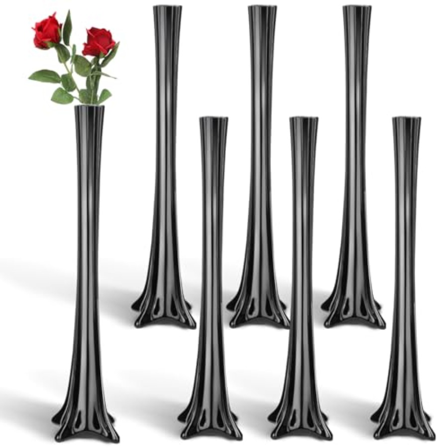 Wedding centerpieces glass bla - Fluted Vase Tall ulasan dan harga