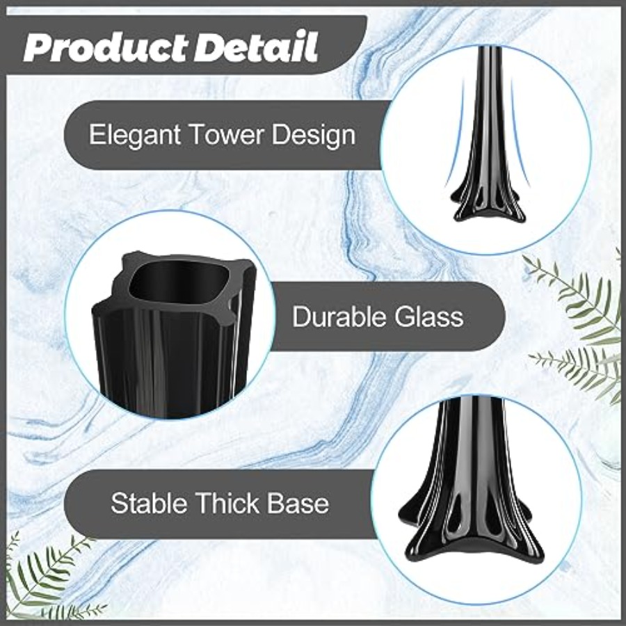 Wedding centerpieces glass bla - Fluted Vase Tall ulasan dan harga