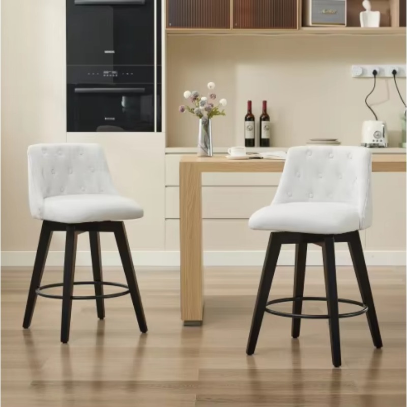 Modern style fabric bar stool  - Interior Design Kitchen Modern ulasan dan harga