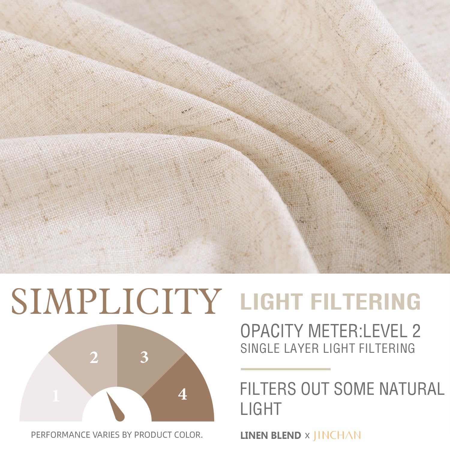 2PC Short Linen Kitchen Curtai - Linen Roller Blind ulasan dan harga